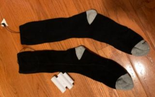 Out of the box Lupnatte heated socks