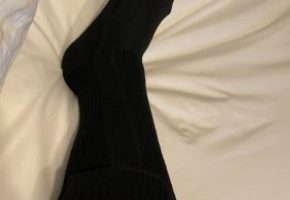 Wearing savior heated socks