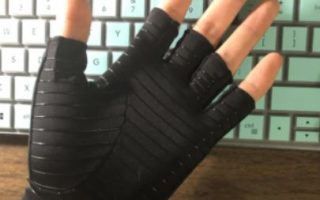 Working with compression gloves