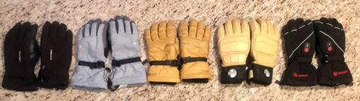 my heated gloves collection