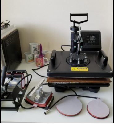 F2C heat press comes with all accessories