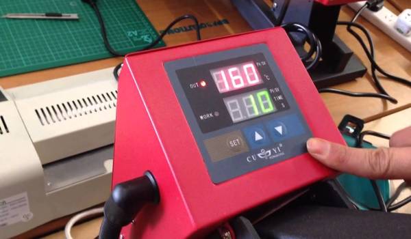 how to change Celsius to Fahrenheit or Fahrenheit to Celsius on a heat press machine