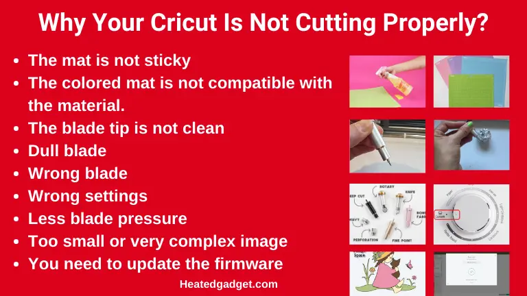Infographic Why Your Cricut Is Not Cutting Properly