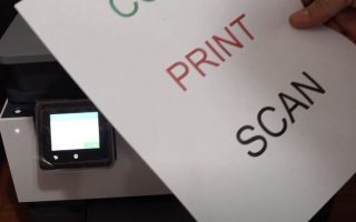 Copy and print test on HP office pro 9015e