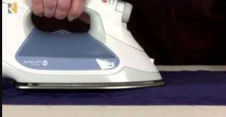 Ironing velvet with the help of a household iron