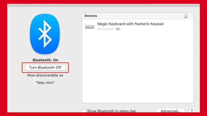 turn on Bluetooth mac