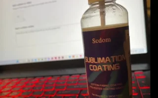 This is how Scdom Sublimation Coating Spray looks like