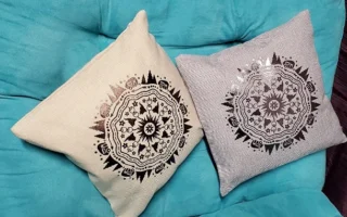 Used Lovely Bamboo sublimation spray on pillows and they came out perfect