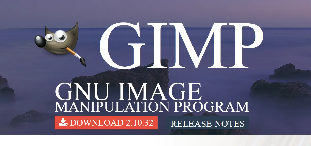 GIMP download page